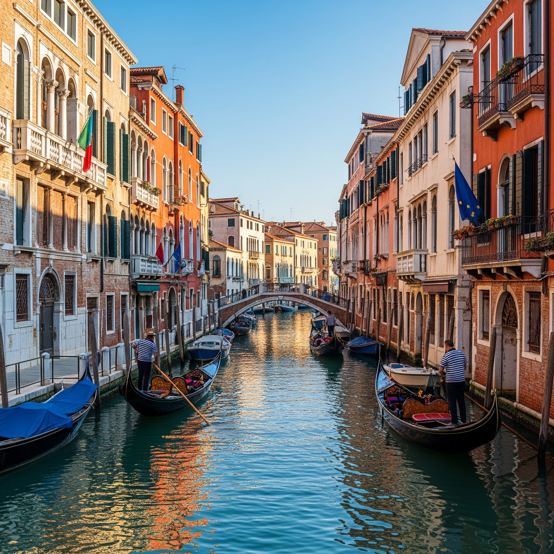 Foto generata con l'IA di venezia